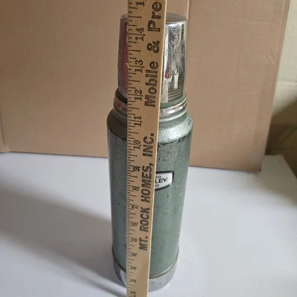 Vintage‎ Aladdin Stanley Thermos A-944C 1 Qt Vacuum Bottle #100 Cup #11 Stopper - Picture 11 of 16